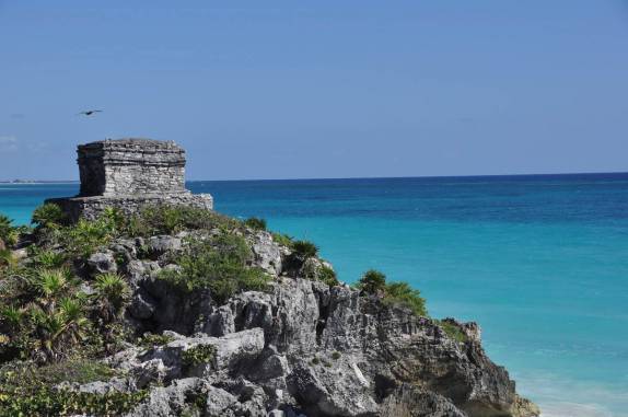 A combinação perfeita em Tulum: ruínas mayas e o mar caribenho! (na península do Yucatán, no México)